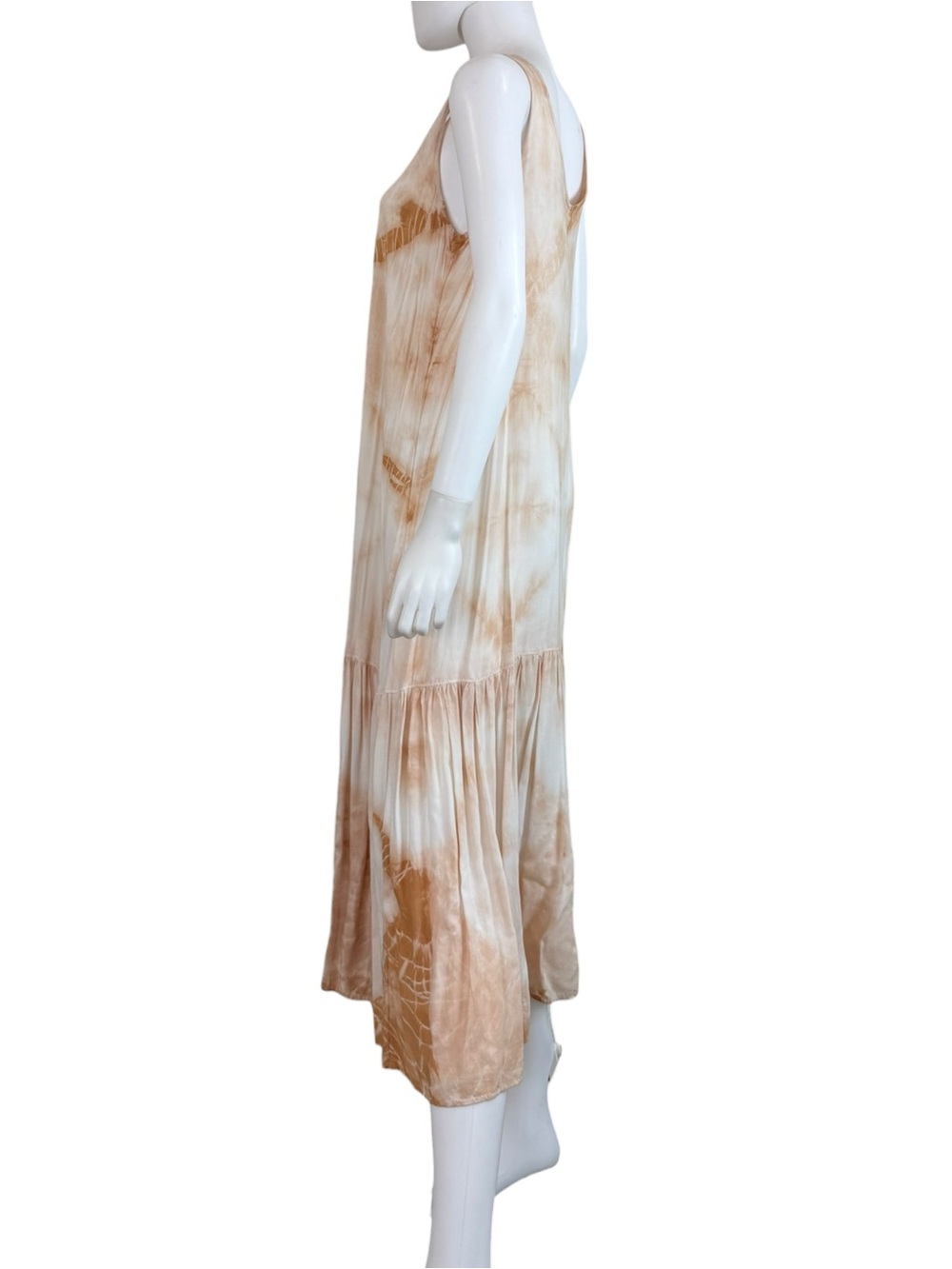 THE ODELLS Peach Tie Dye Maxi Sundress Size L0780 - Picture 2 of 10